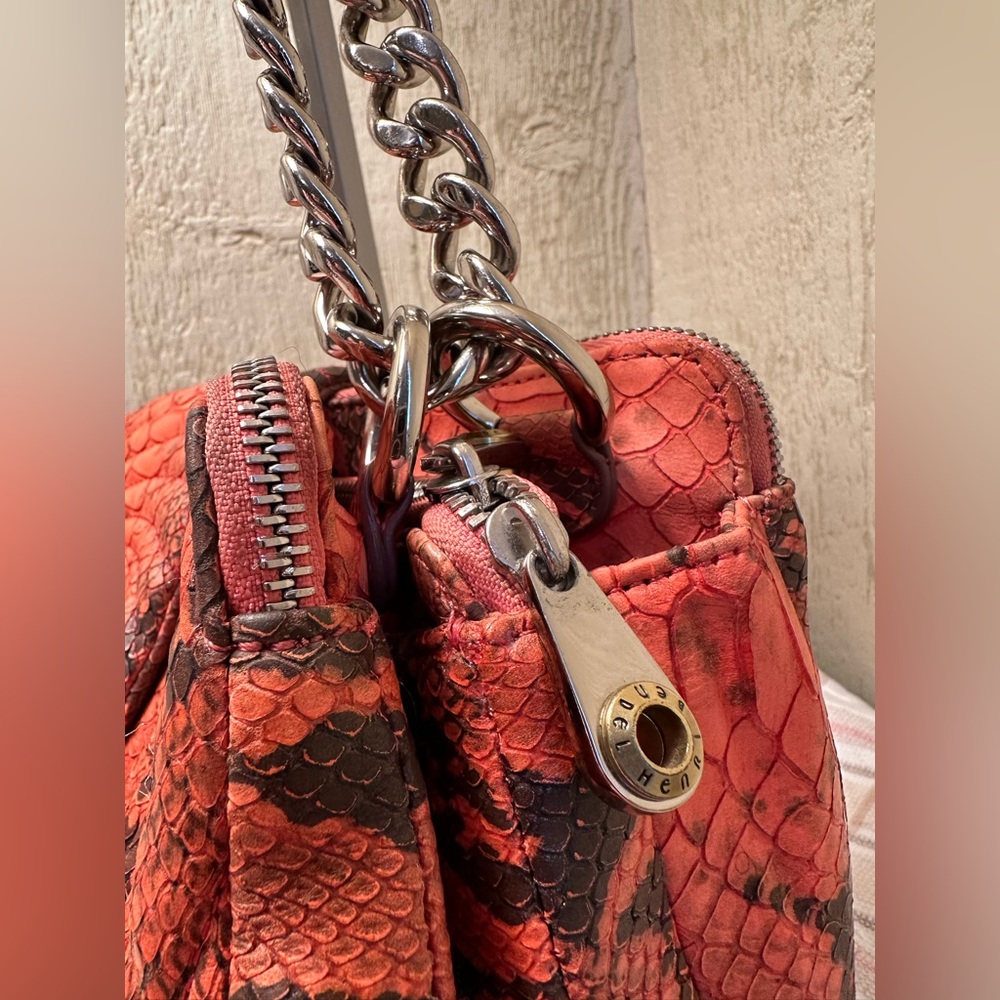 Henri Bendel No. 7 Coral Snake Quilted Crossbody Bag (Hard to find!) - Picture 4 of 10